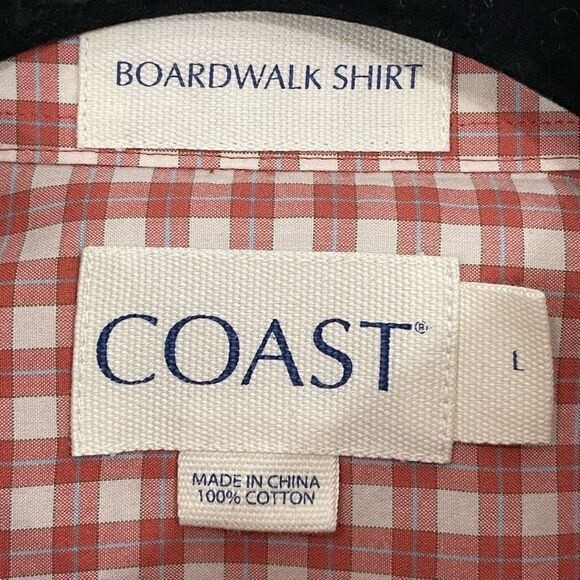 NWT Coast Men's Spice "Litchfield Boardwalk Shirt" Long Sleeve Button Down LARGE - Picture 5 of 5